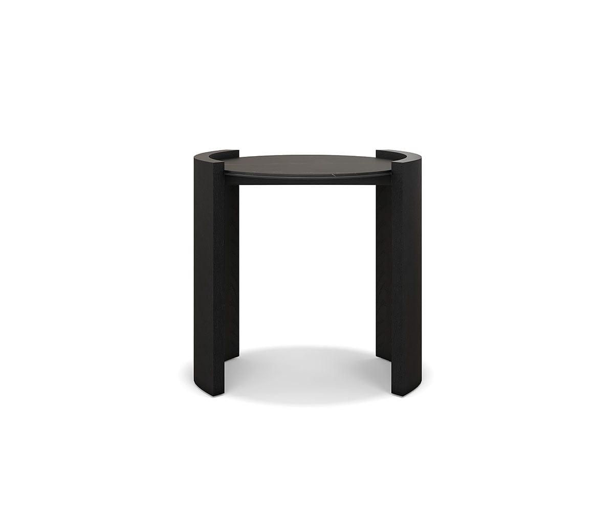 Stylish Matteo Round End Table - Modern Side Table for Living Room, Bedroom & Office - Perfect for Coffee, Books & Decor