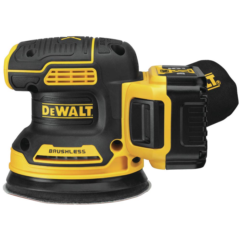DEWALT 20V MAX Cordless Random Orbital Sander Kit (DCW210P1) - Perfect for Woodworking, Sanding, and DIY Projects