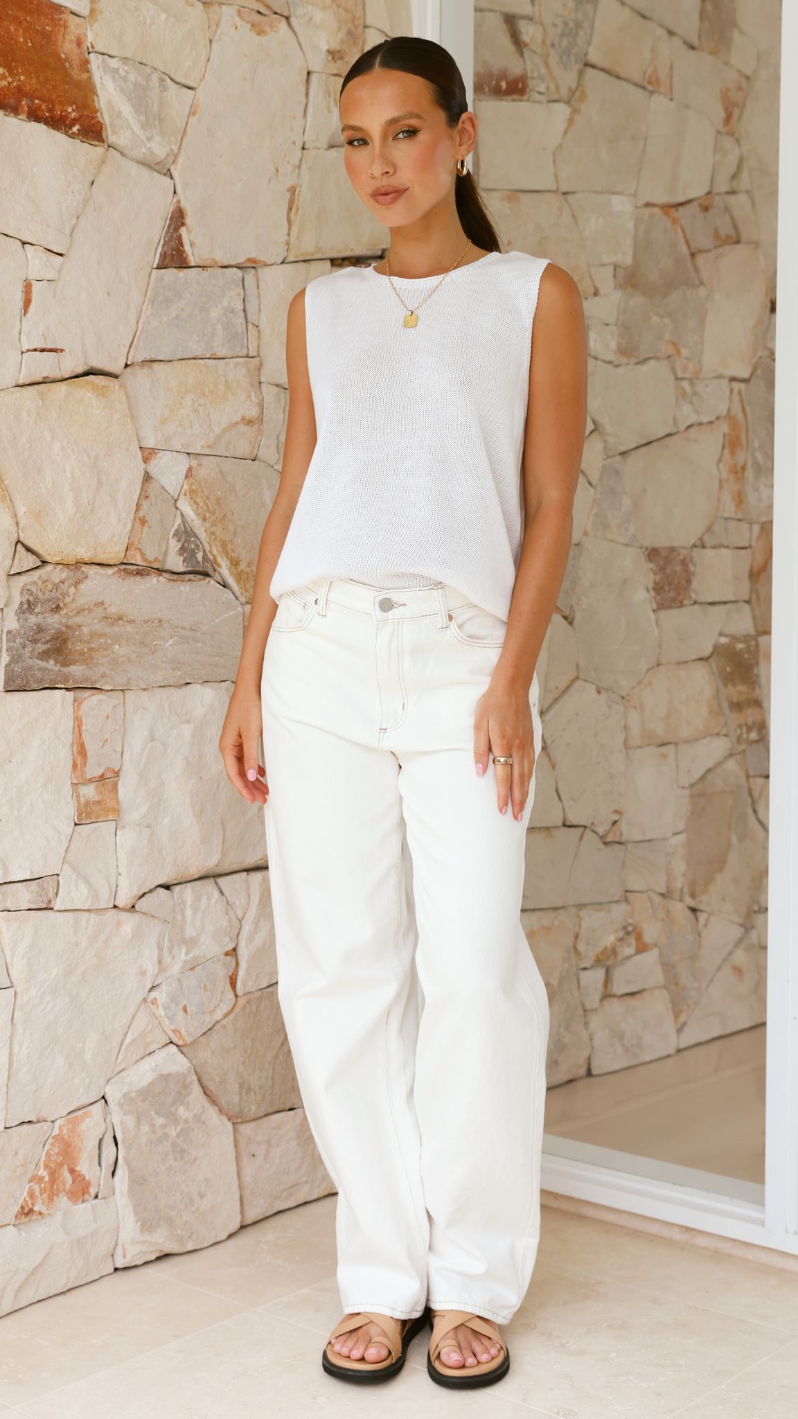Fareeda Women's White Top - Stylish Casual Blouse for Everyday Wear | Perfect for Office, Dating, and Weekend Outfits