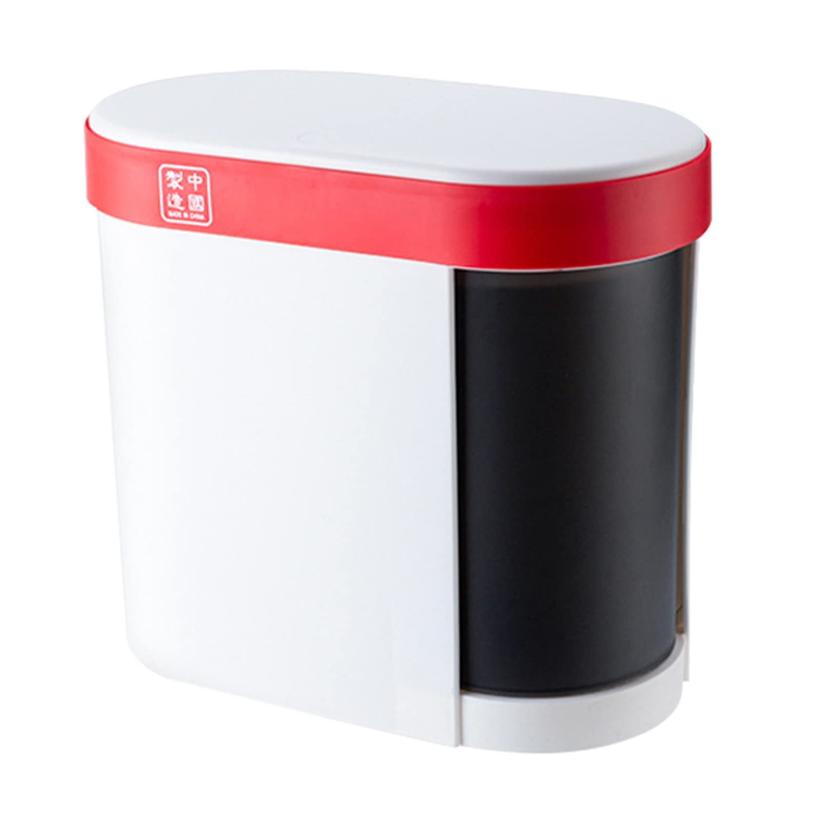 GTMANG Household Press-Type Cover Dry and Wet Separation Tea Bucket - Kitchen Waste Trash Can with Tea Filter - Apron for Women - Perfect for Kitchen Use, Tea Brewing, and Food Waste Management
