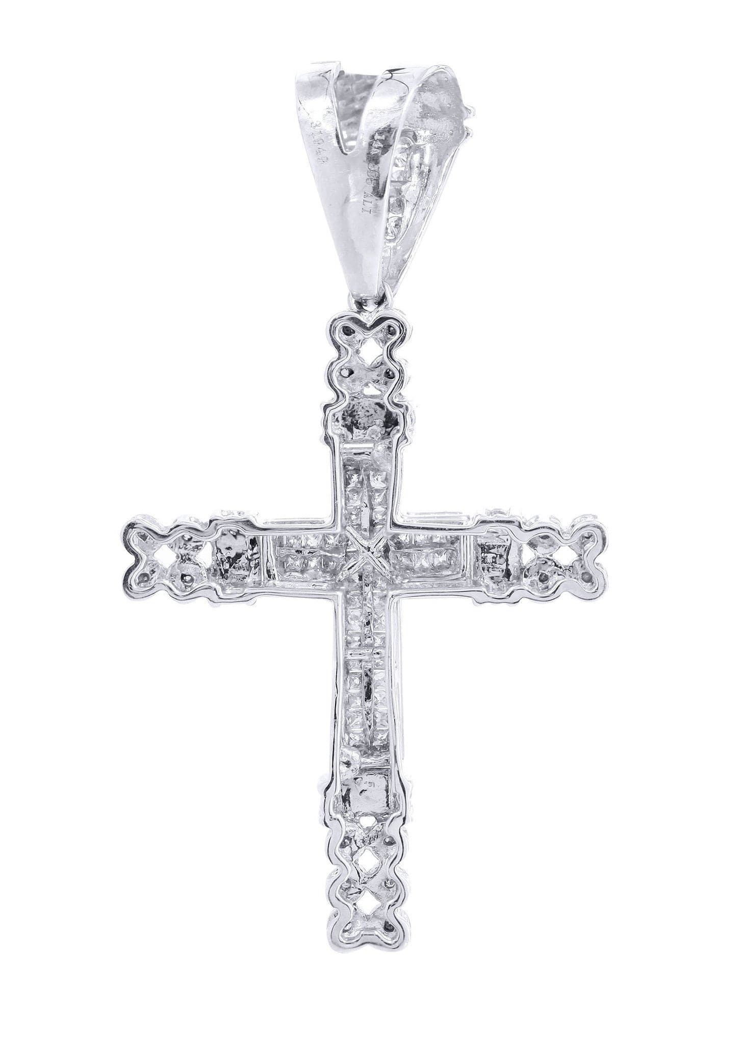 0.68 Carat Diamond Cross Pendant Necklace - 7.11 Grams Solid Gold | Elegant Jewelry for Women, Perfect for Weddings, Anniversaries & Gifts