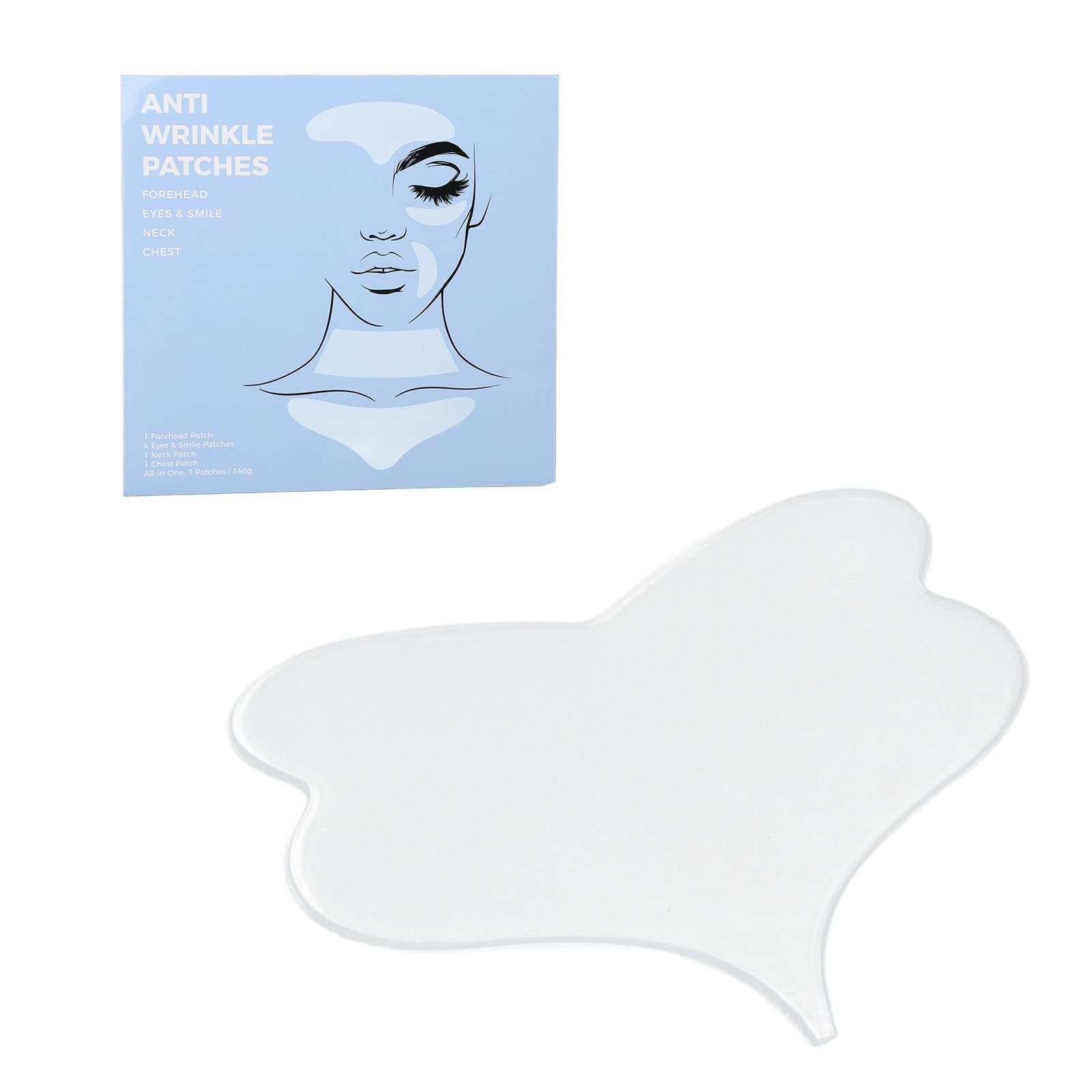 **Reusable Silicone Chest Wrinkle Pads - Anti-Aging Moisturizing & Firming for Décolleté - Prevent Wrinkles & Enhance Skin Elasticity | Perfect for Night Care, Post-Workout Recovery & Daily Beauty Routine**