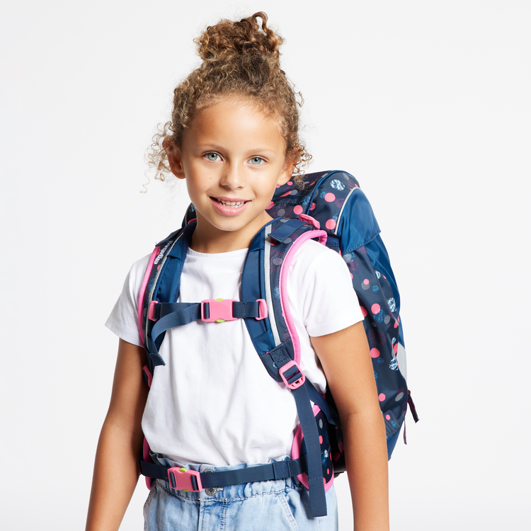 Ergobag Prime School Backpack for Kids - Winter Edition by WonBearland - Durable & Comfortable for School, Travel & Outdoor Adventures