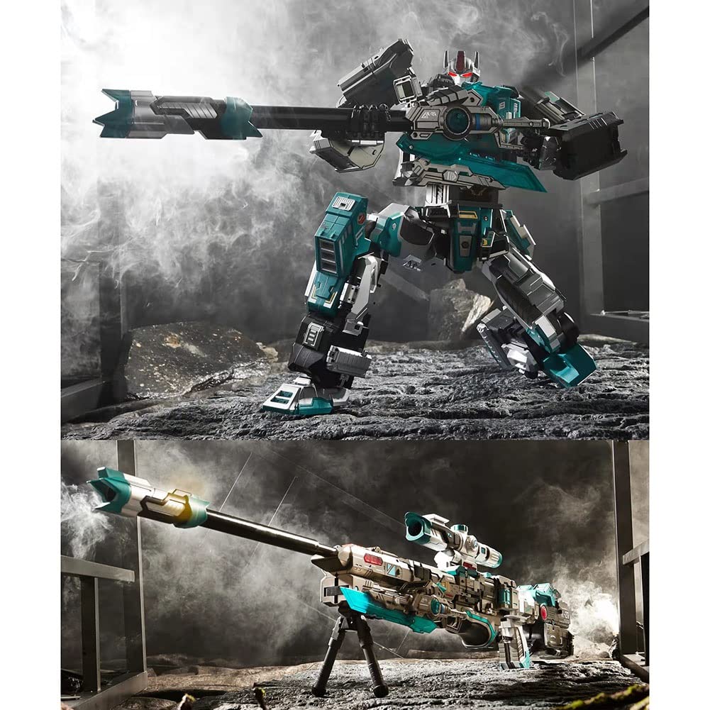 Transformable Robot Toy - Deformation Gun Judge Soft Bullet Action Figure, Movable King Kong Model (49cm) | Perfect Birthday Gift for Kids & Collectors | Role Play, Display & Battle Scenes