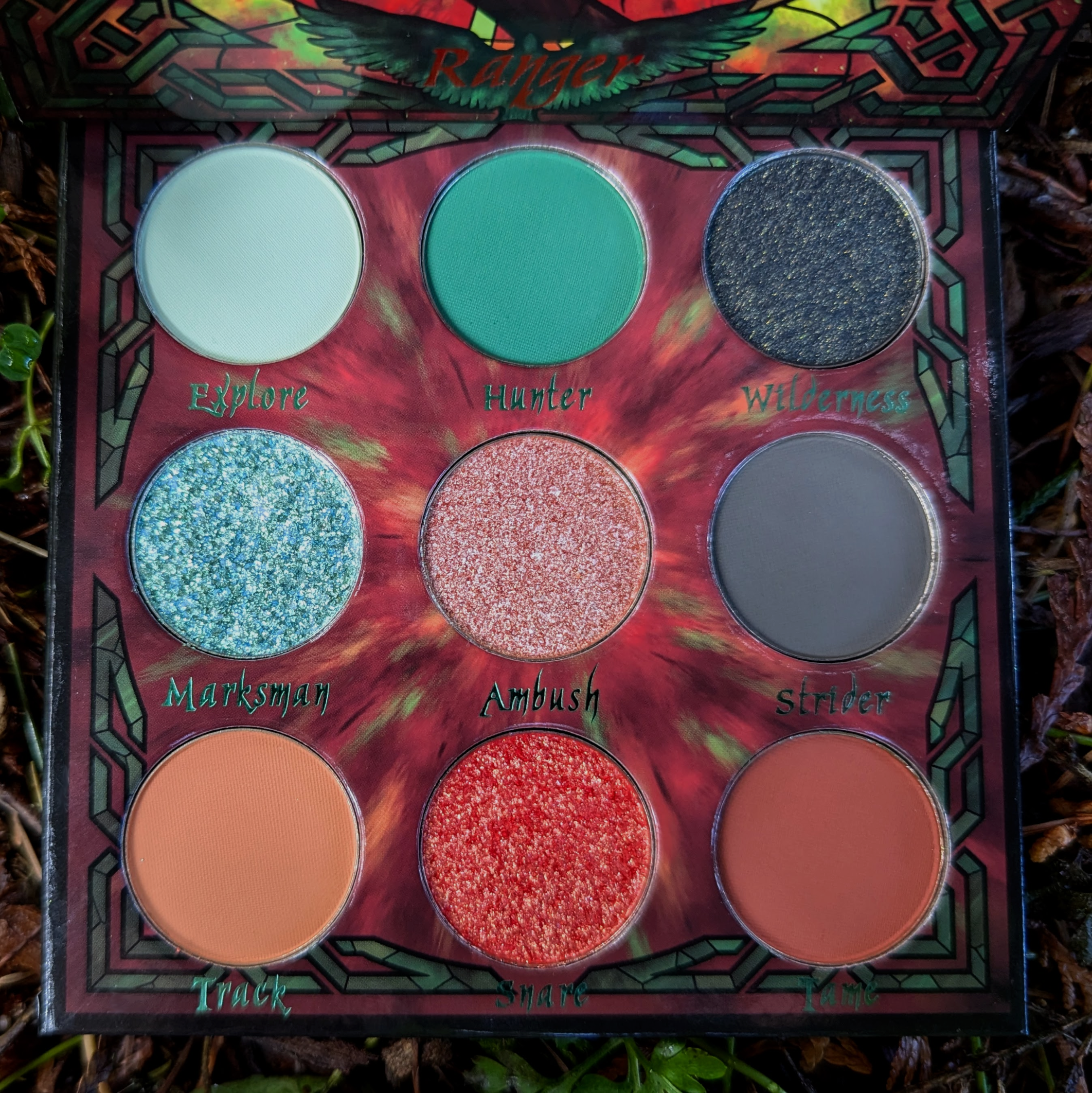 Ranger Eyeshadow Palette - 12 Highly Pigmented Matte & Shimmer Shades for Professional Makeup | Perfect for Day to Night Looks, Bridal & Party Makeup