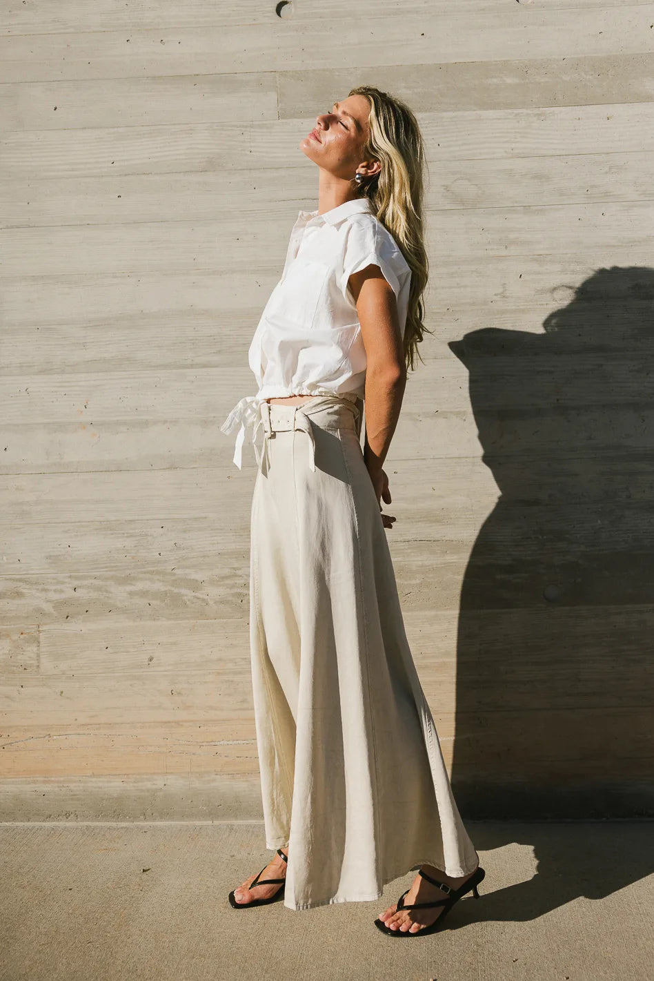 Honora Belted Maxi Skirt for Women - Elegant Long Flowy Skirt with Adjustable Waistband | Perfect for Casual Outings, Beach Vacations & Boho Chic Style