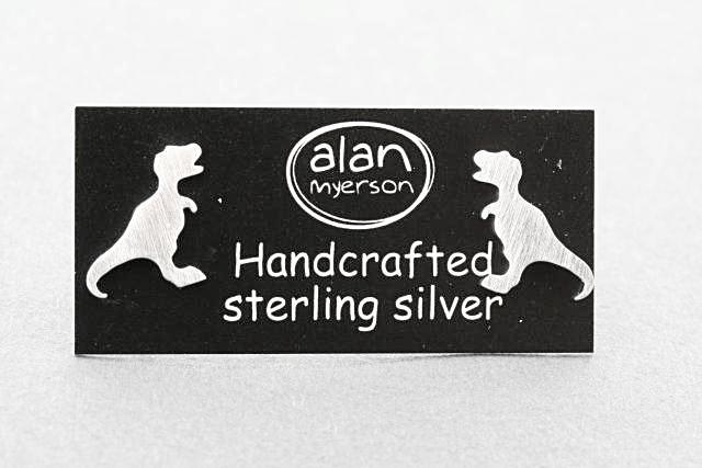 Dinosaur Stud Earrings - Sterling Silver Jewelry for Women & Girls - Perfect for Gifts, Parties & Everyday Wear