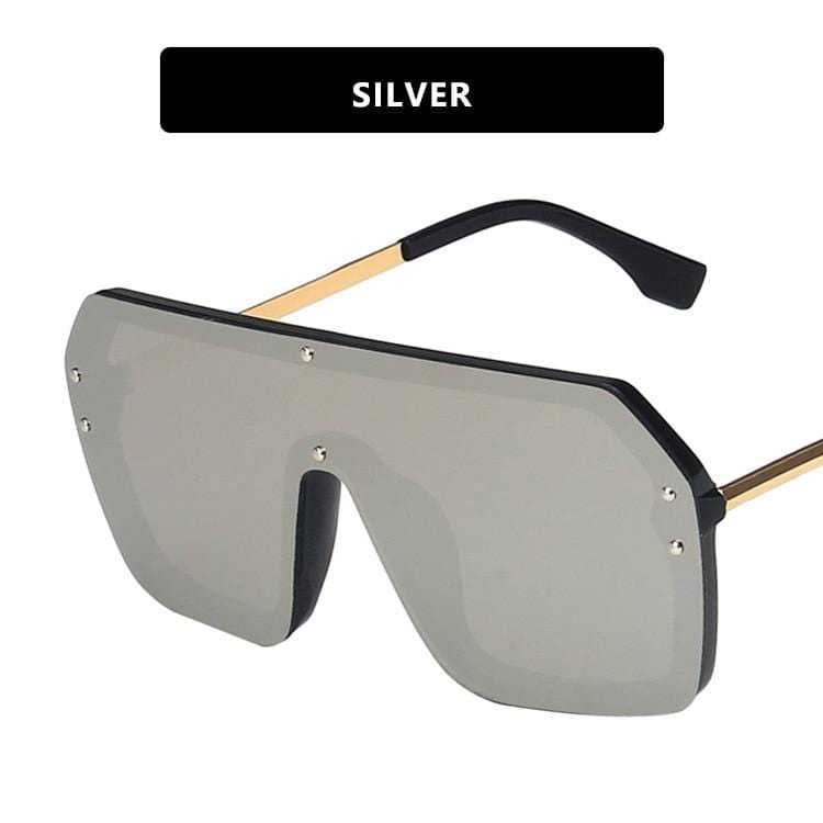 Futuristic Leopard Print FF Sunglasses for Women - Oversized UV Protection Cat Eye Glasses for Driving, Beach & Fashion Accessories