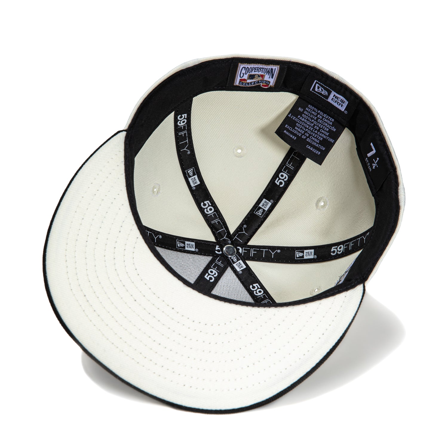 New Era 59Fifty Los Angeles Dodgers 60th Anniversary Patch Upside Down Snapback Hat - White & Black Baseball Cap for Men & Women - Perfect for Games, Streetwear & Fan Collections