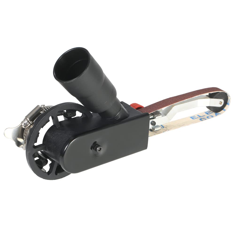 115mm & 125mm Sanding Belt Adapter for Angle Grinder - Mini DIY Belt Sander Kit with Bandfile - Perfect for Woodworking, Metal Polishing & DIY Home Projects