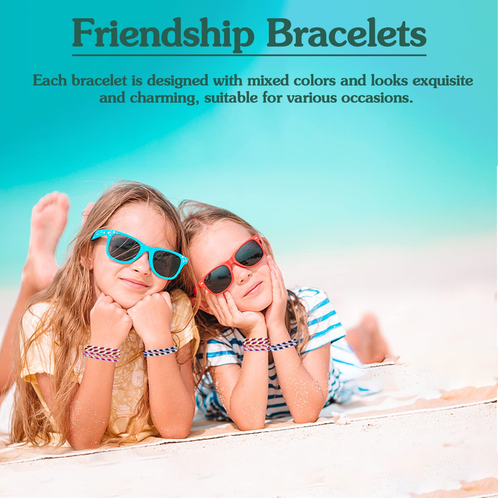 22 PCS Handmade Woven Friendship Bracelets for Women & Girls - Boho Braided Bracelet Set for Birthday, Christmas, Valentine's Day - Perfect for Gifts, Party Favors, and Everyday Boho Style Accessories