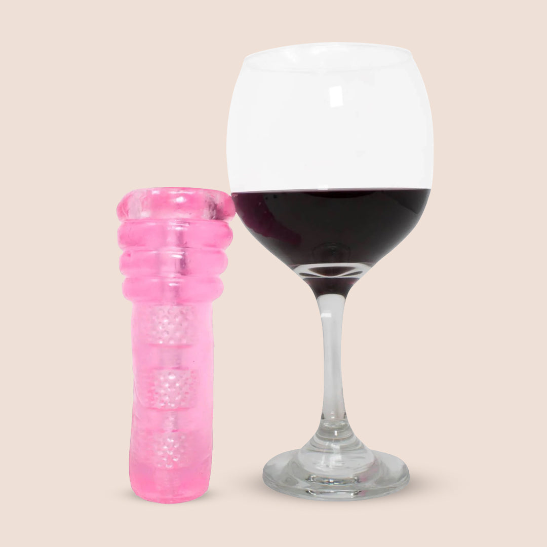 CalExotics Sue Johanson Super Head Honcho Stretchy Male Masturbator - Realistic Feel for Solo Pleasure & Discreet Adult Play