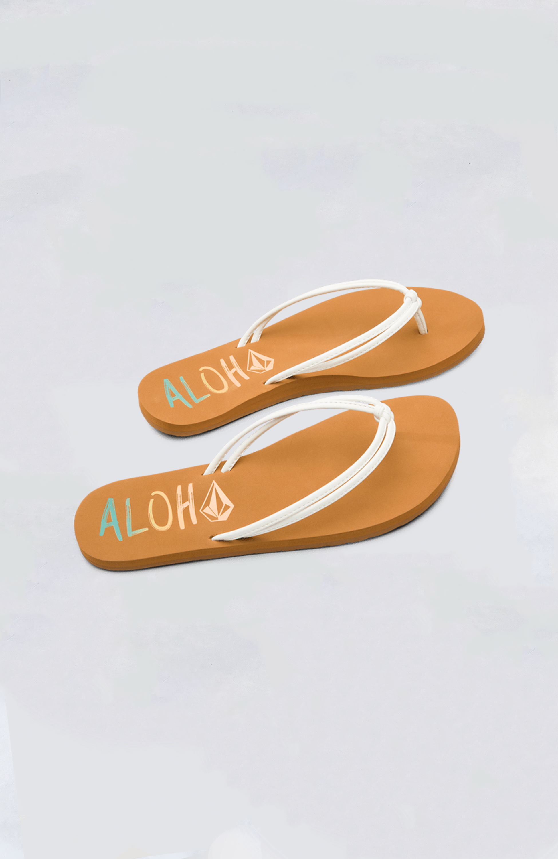 Volcom Women's Forever And Ever II Hawaii Slippers - Comfortable Flip Flops for Beach, Pool & Summer Vacation - Casual Sandals for Women