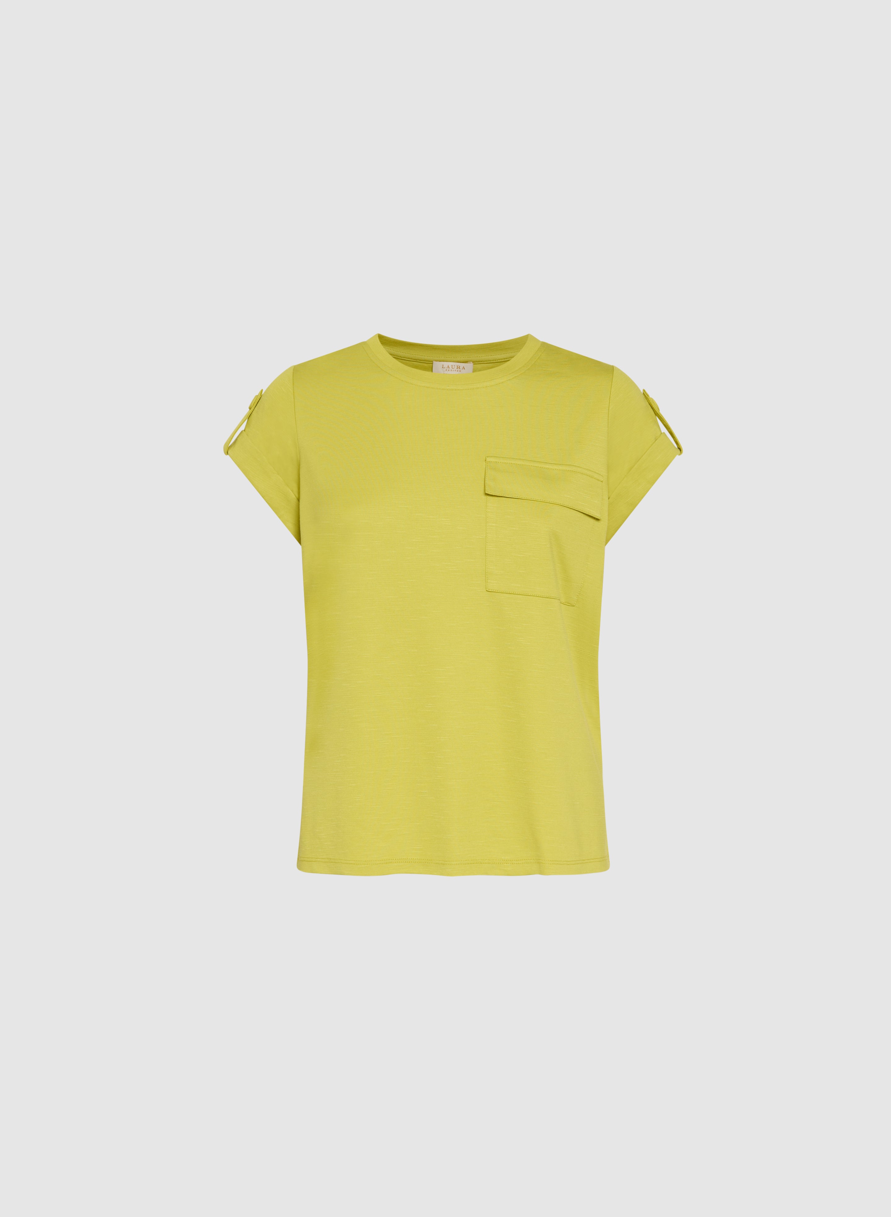 Cuffed Sleeve T-Shirt for Men & Women | Comfortable Casual Short Sleeve Tee | Perfect for Everyday Wear, Outings & Layering