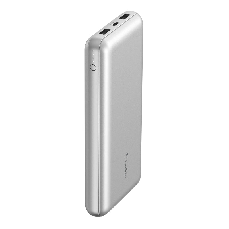 Belkin 20000mAh Portable Power Bank with USB-A & USB-C Ports - Fast Charging for iPhone, Android, Samsung - Perfect for Travel, Camping, and Emergency Backup