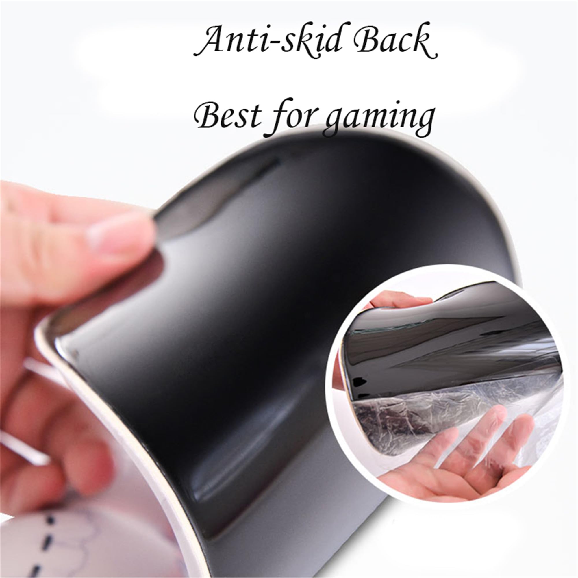 3D Anime Mouse Pad with Wrist Rest - Seraphine Gaming Mousepad with 2-Way Skin (MP-Seraphine) - Ergonomic Support for PC, Laptop & Office Use - Perfect for Gamers & Anime Fans