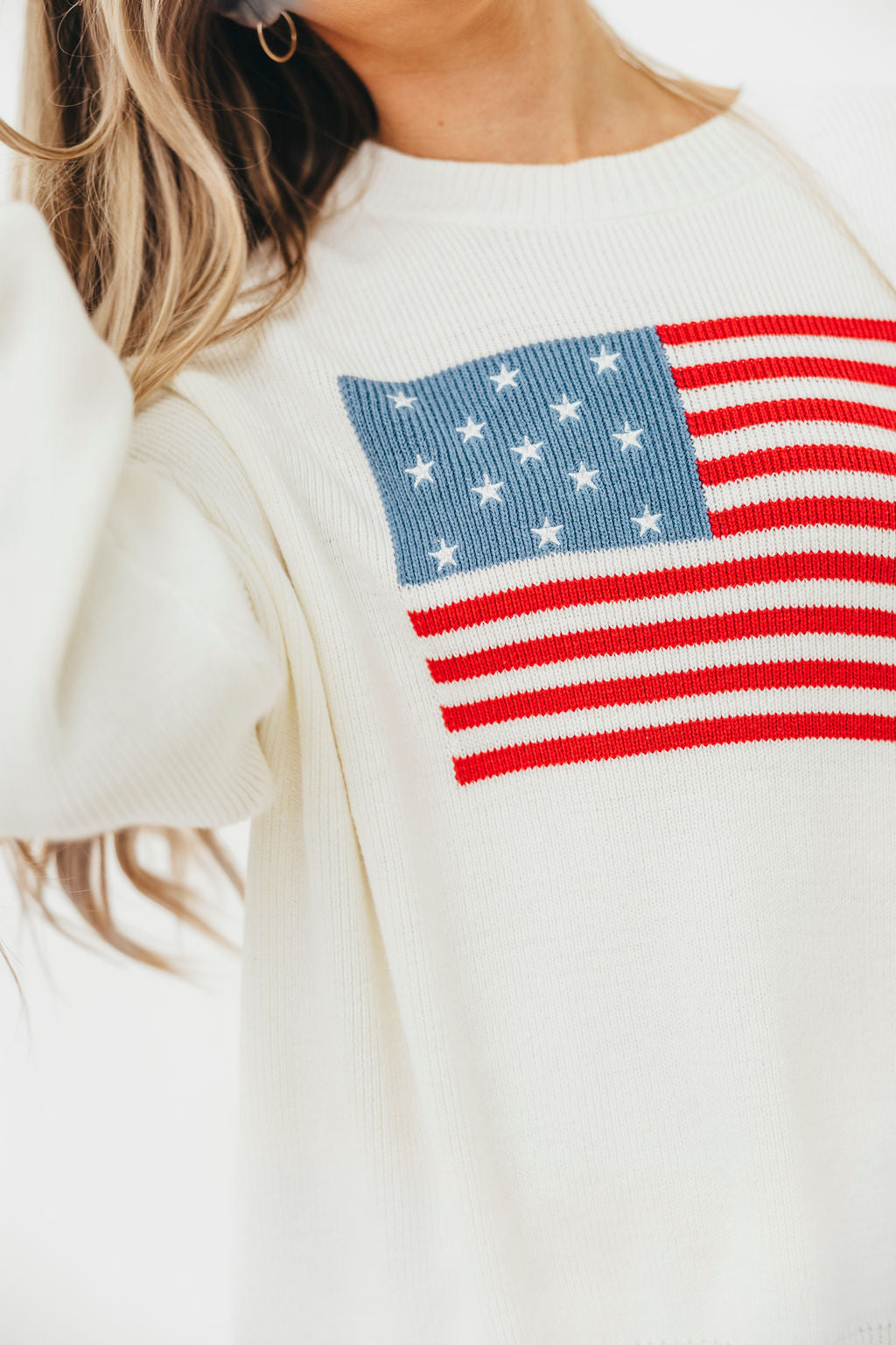 American Honey White Sweater - Soft & Cozy Knit Pullover for Women | Perfect for Fall & Winter Outfits