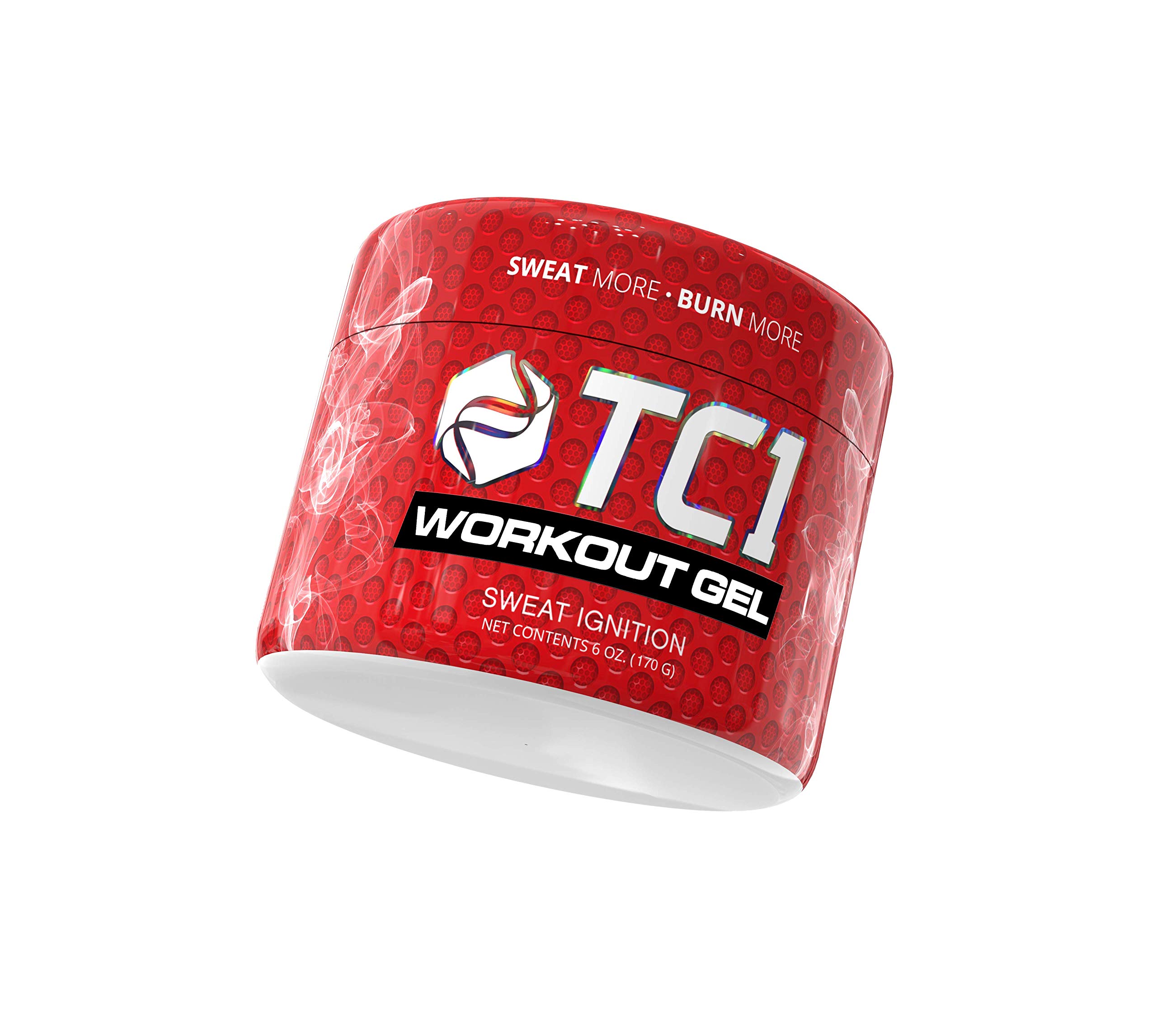 TC1 Sweat Ignition Workout Gel - Topical Thermogenic Fat Burning Cream with Capsaicin for Weight Loss & Muscle Recovery, 6 oz Jar - Perfect for Gym, Home Workouts & Post-Exercise Recovery