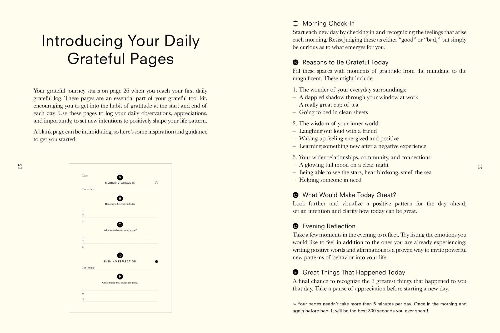 Gratitude Journal for Positive Living - Daily Mindfulness & Self-Reflection Notebook - Perfect for Stress Relief, Personal Growth & Happiness Practice (Be Great, Be Grateful)
