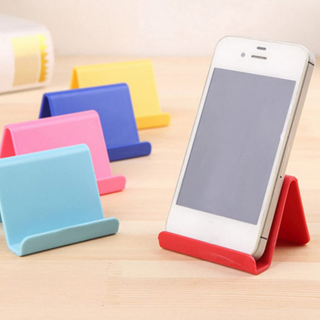 Universal Cell Phone Stand Holder - Adjustable Desktop Dock for iPhone X/9/8/7/6, Samsung & More - Perfect for Home, Office, Video Calls & Hands-Free Viewing