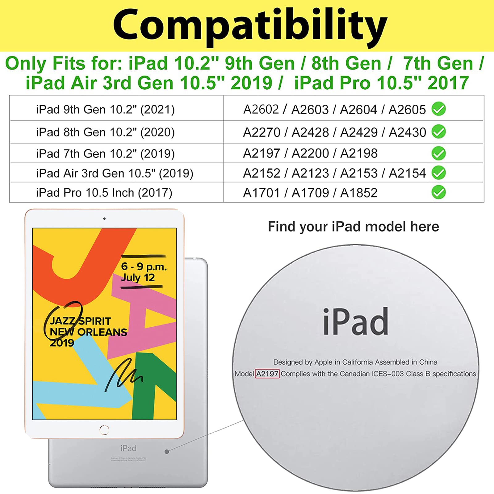 ProCase Shockproof Kids iPad Case for iPad 9th/8th/7th Gen 10.2