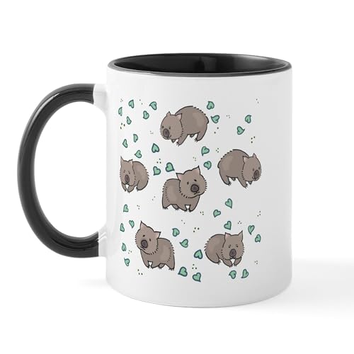 White/Black Inside - Wombat Mugs