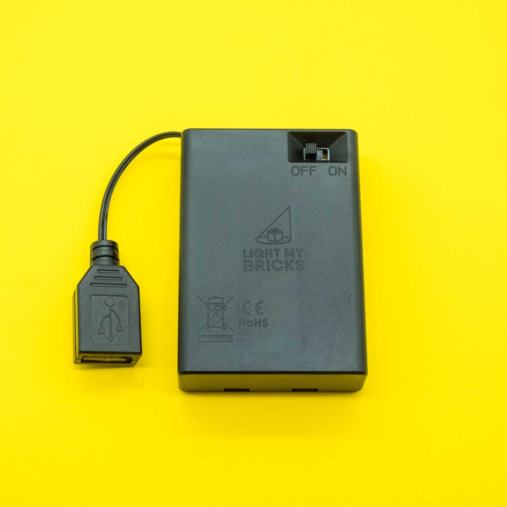 USB to AA Battery Charger - Rechargeable AA Battery Pack with USB Cable for Cameras, Flashlights, and Electronics - Perfect for Travel, Camping, and Emergency Power Backup