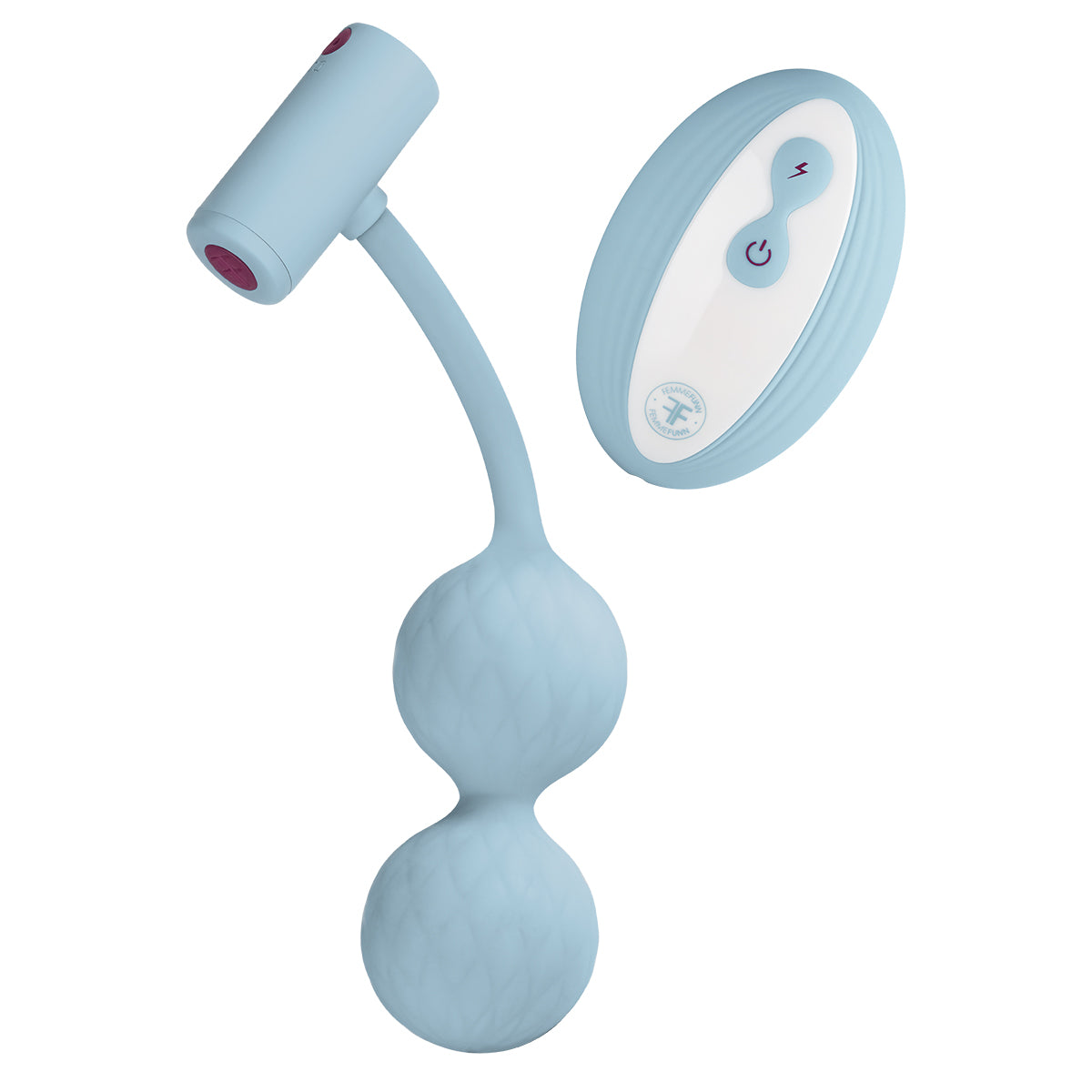 Femme Funn Momenta Kegel Exercise Balls for Women - Blue | Pelvic Floor Trainer for Postpartum Recovery & Bladder Control | At-Home Intimate Wellness Workout