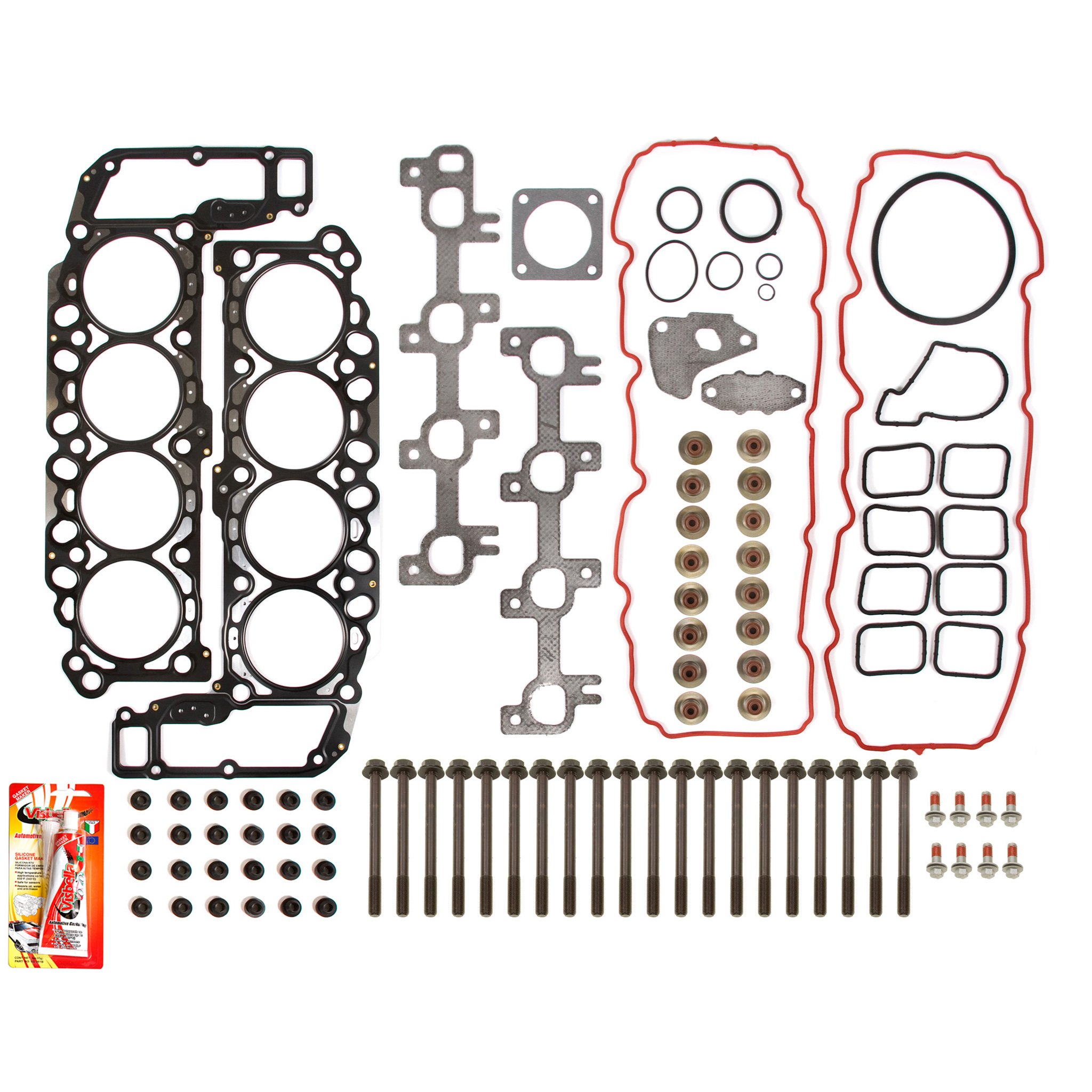 Dodge Ram Jeep Grand Cherokee 4.7L 287CID Head Gasket Set with Head Bolts - Compatible with 2002-2006 Models - Perfect for Engine Repair & Maintenance