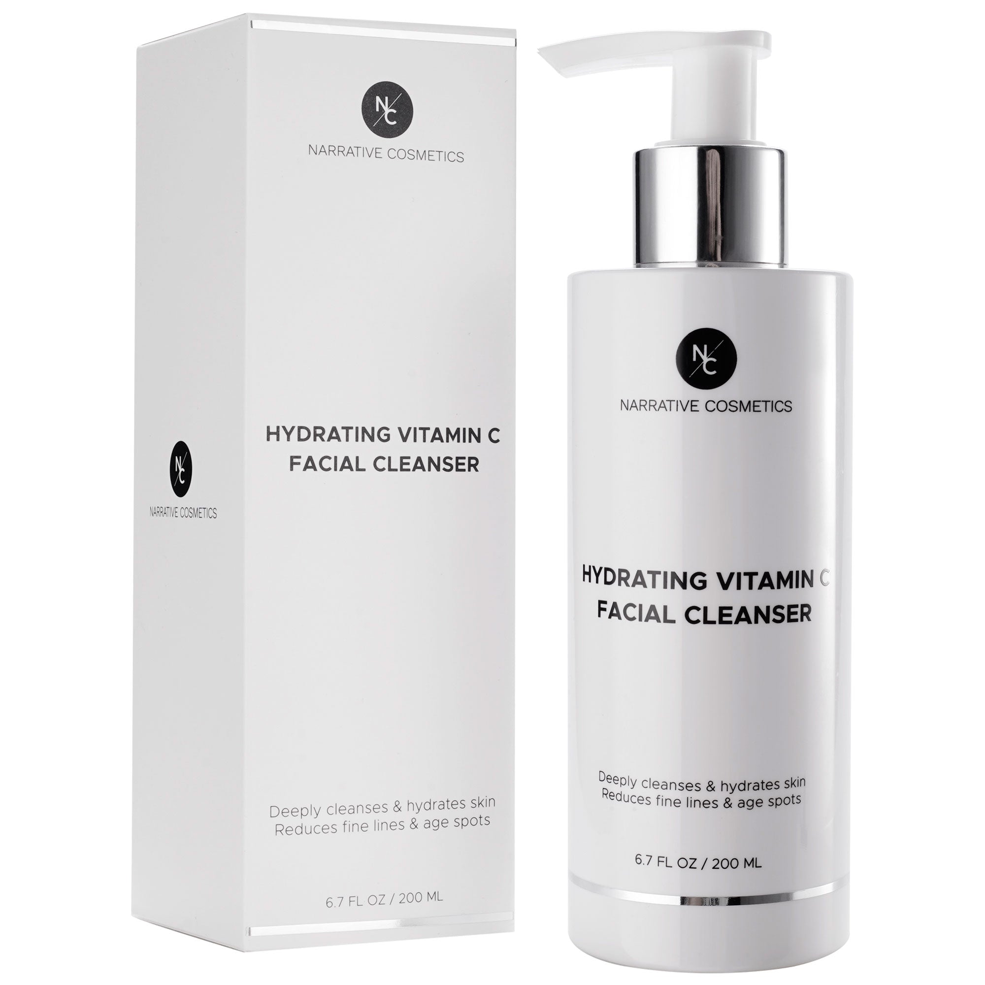 Best Vitamin C Face Wash Cleanser for Brightening & Acne - 6.7 Fl Oz (200ml) - Gentle Daily Facial Cleanser for Glowing Skin - Perfect for Morning & Night Routine