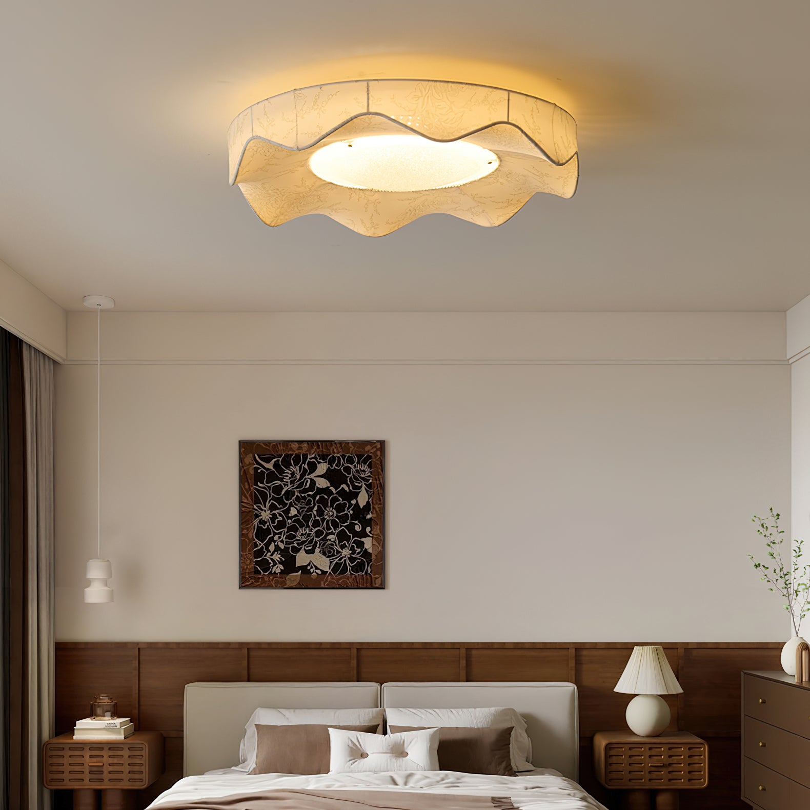 Marisca Floral Ceiling Light Fixture - Modern Chandelier for Living Room, Bedroom & Dining Room Decor - Elegant Home Lighting Solution