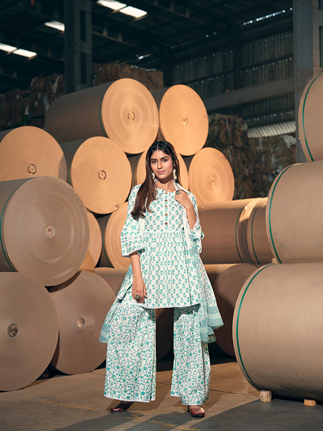 Stylish Blue Designer Party Wear Palazzo Suit with Elegant Printed Work - Perfect for Weddings, Festivals & Special Occasions