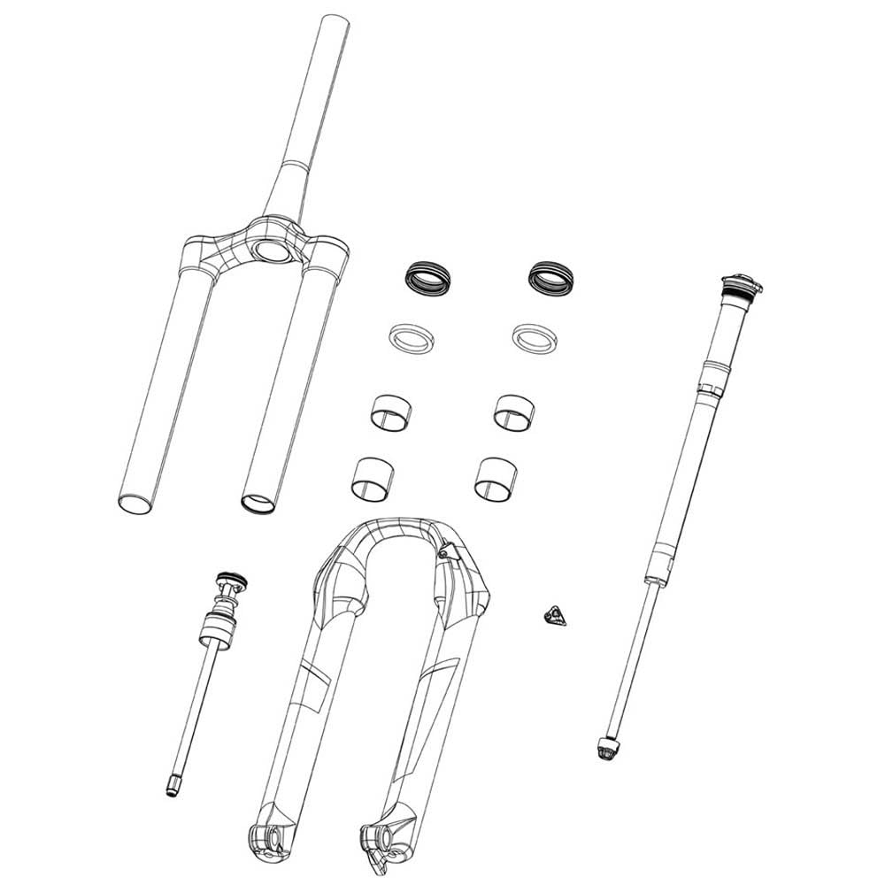 RockShox Seal Head Assembly - Charger 35mm BoXXer B1 Replacement Part for MTB & Downhill Bikes | Durable Suspension Upgrade for Off-Road Cycling & Mountain Trails