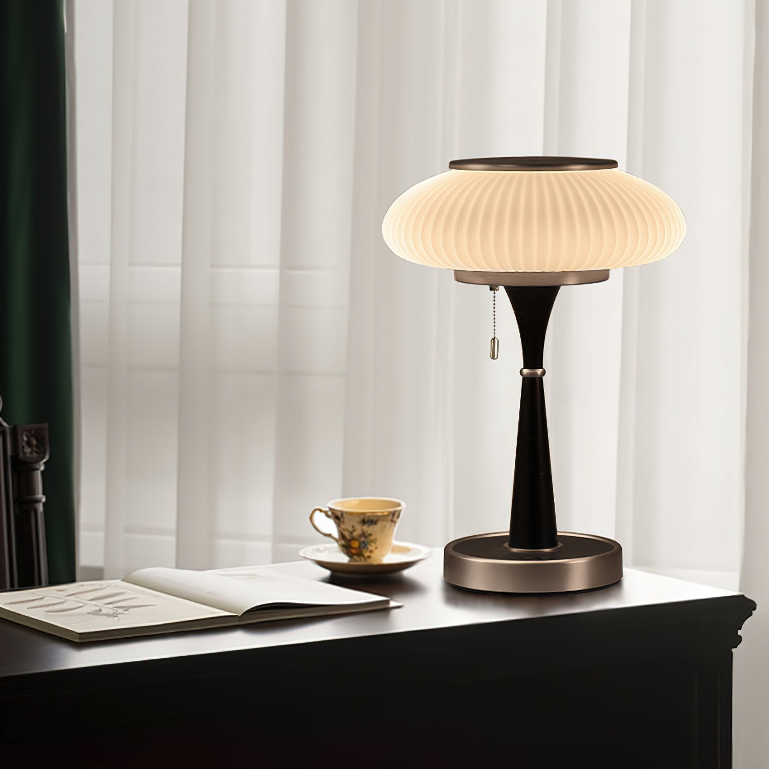 Premium Matsutake Mushroom Table Lamp - Modern LED Night Light for Bedroom, Living Room, and Office Decor - Warm White Ambient Lighting for Relaxation and Reading