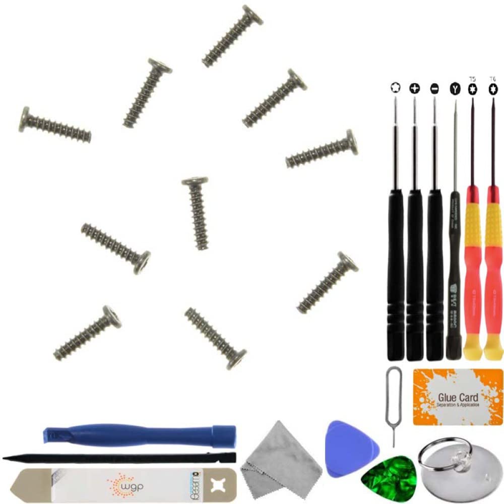 Nintendo Switch Controller Shell Screw Set (10-Piece) with Repair Tool Kit - Perfect for DIY Fixes & Shell Replacements