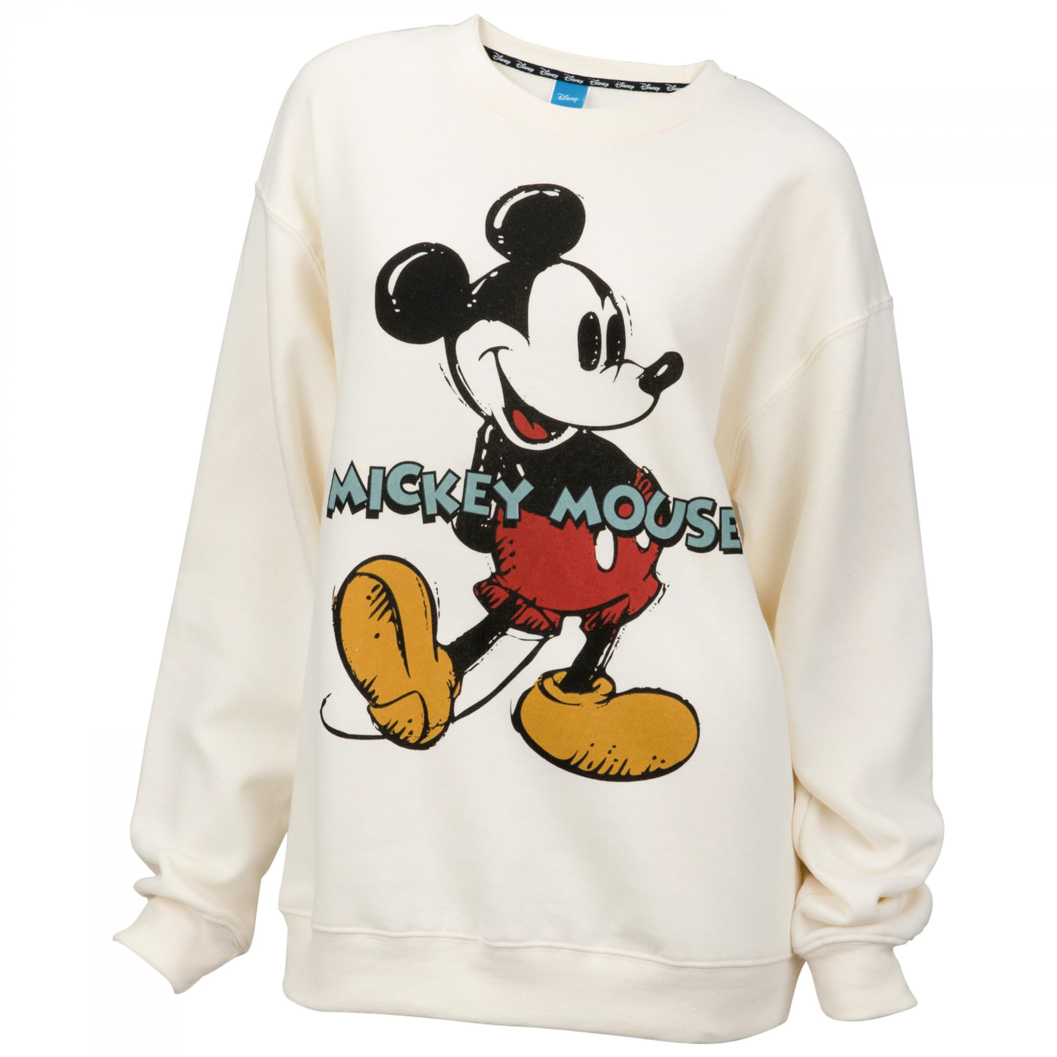 Disney Mickey Mouse Colorful Pencil Sketch Fleece Sweater - Cozy Winter Pullover for Kids & Adults | Perfect for Christmas Gifts, Family Matching Outfits & Disney Theme Parties