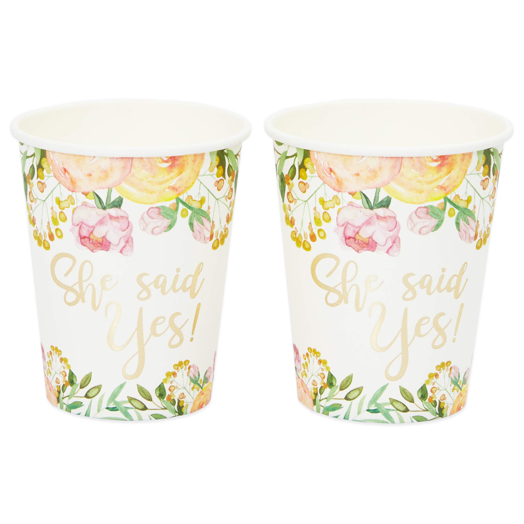 Sparkle and Bash Bridal Party Pack - 146-Piece Wedding Tableware Set (24 Guests) with Disposable Plates, Napkins, Cups, Cutlery, Banner & Plastic Tablecloth - Perfect for Bridal Showers, Bachelorette Parties & Wedding Receptions