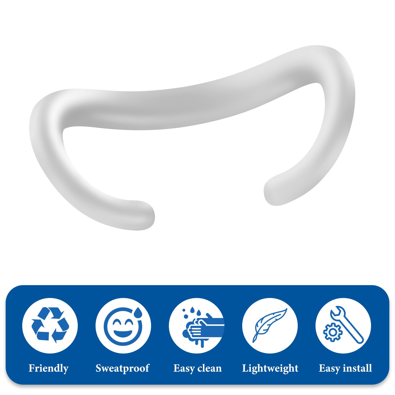 Geekria VR Accessory Set for Vision Pro - Protective Headset Shell, Silicone Cover with Dustproof Lens Protector, Original Replacement Parts for VR Headsets (4-Piece Set) - Perfect for Gaming, Virtual Reality, and Travel Protection