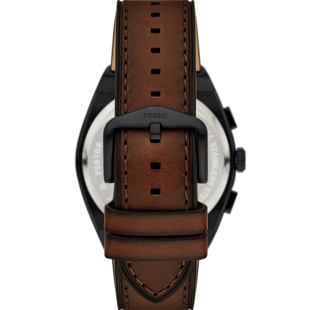 Fossil Everett FS6108 Men's Chronograph Watch - Stylish Analog Quartz Timepiece for Business, Casual & Everyday Wear