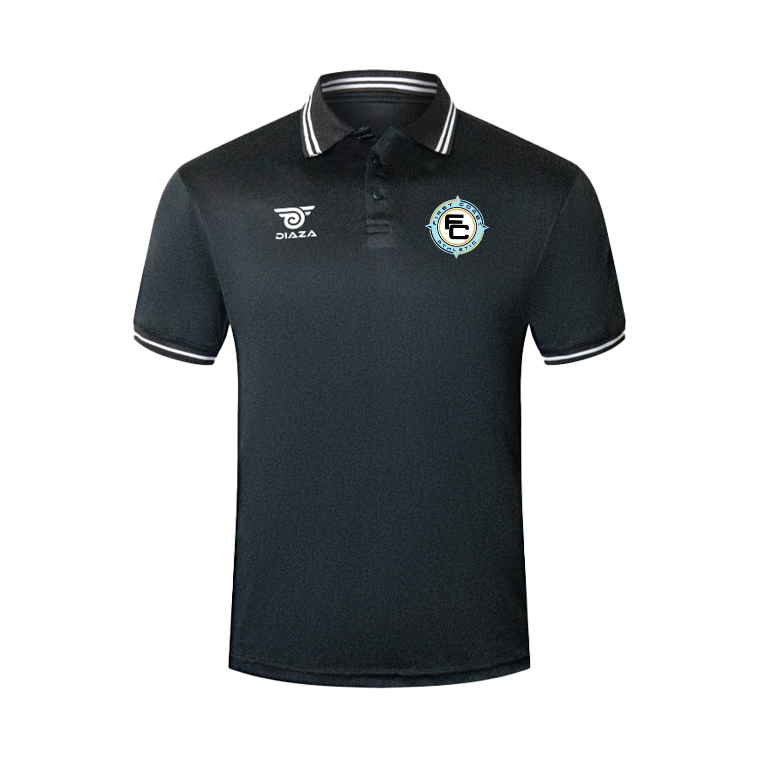 First Coast Athletic Classic Polo Shirt for Men - Breathable & Comfortable Golf & Tennis Polo - Perfect for Sports, Casual Wear & Outdoor Activities