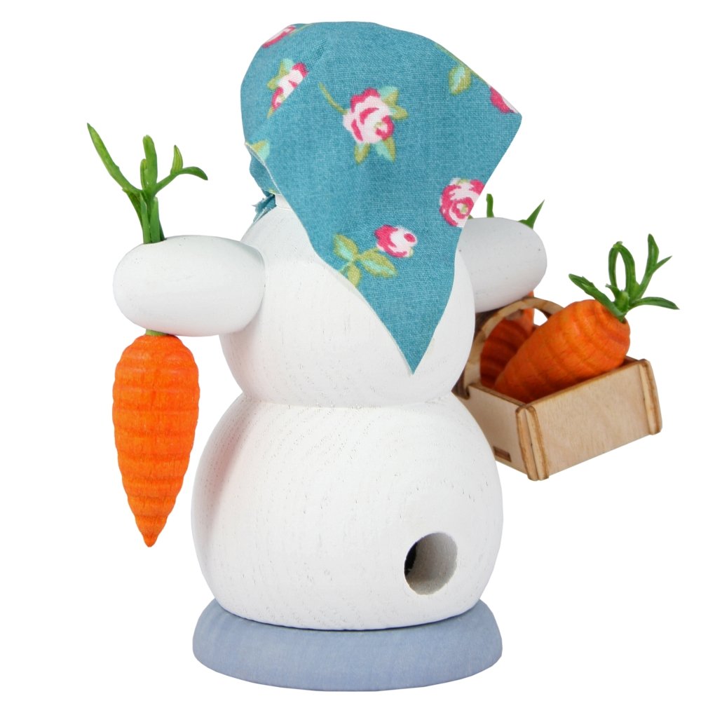 Kuhnert Snowman with Carrots - Christmas Decoration for Home, Garden & Winter Festivals | Perfect for Holiday Decor, Outdoor Yard Display & Seasonal Celebrations
