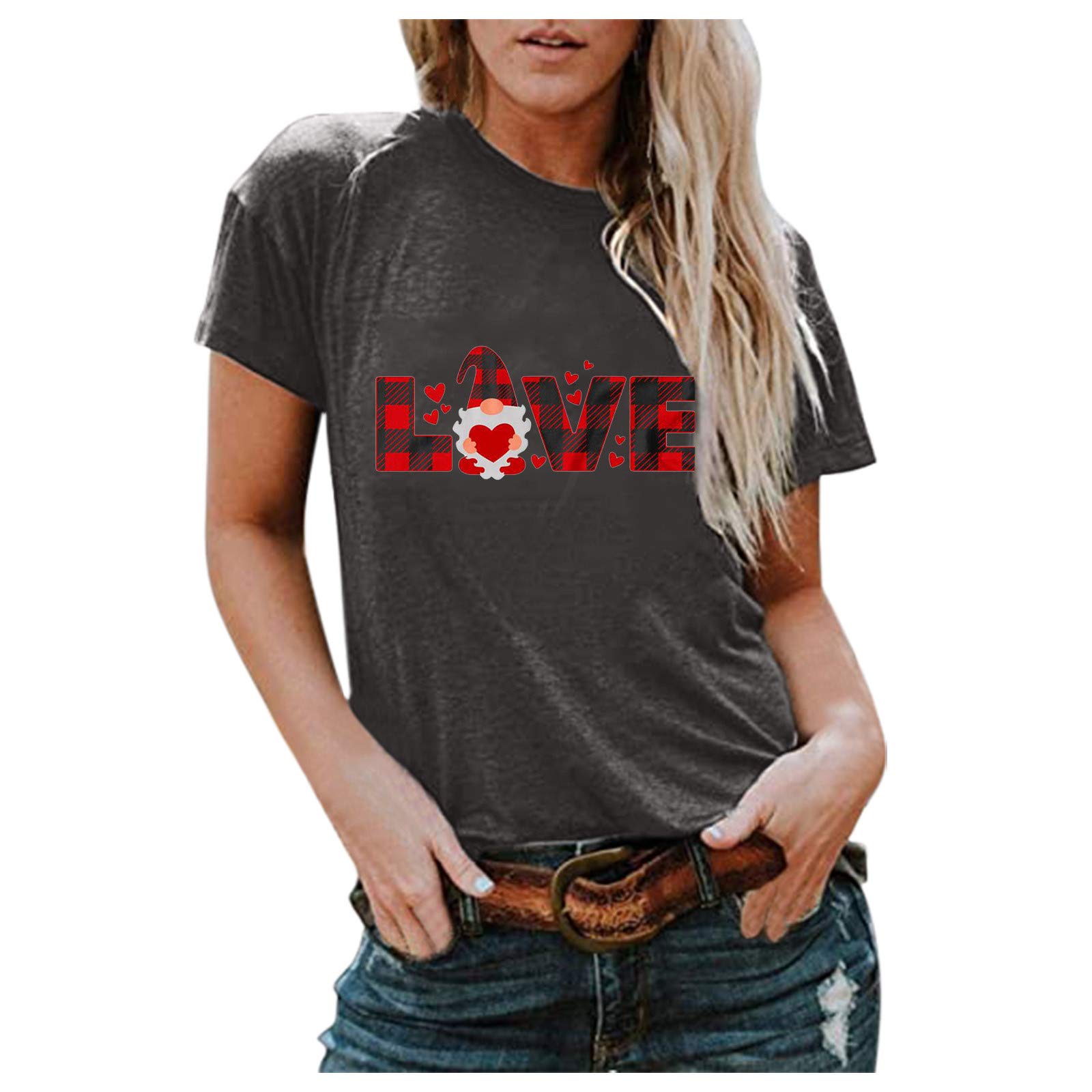 Women's Graphic Print T-Shirts - Big Size Short Sleeve Casual Summer Vacation Tee Tops | Perfect for Beach Outings, Weekend Wear & Festival Fashion