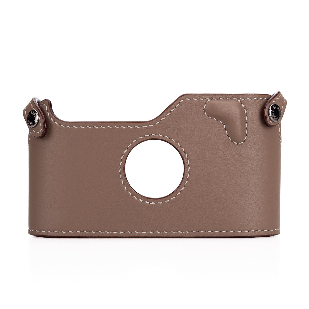Arte di Mano Premium Leather Half Case for Leica M6, M-A & MP Cameras - Swift Etoupe - Perfect for Photography Enthusiasts & Professional Shooters