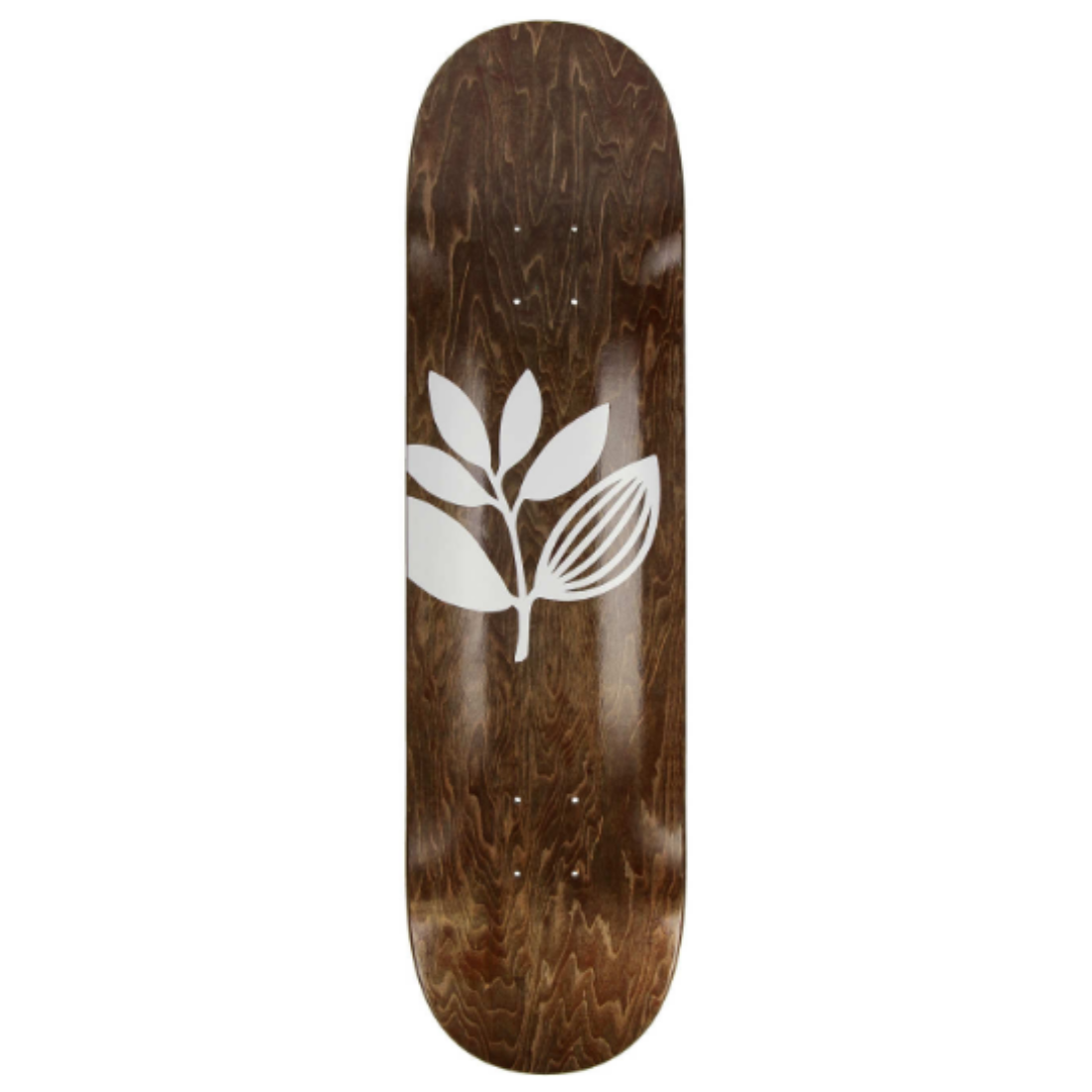 Magenta Big Plant Team Deck 8.0 Skateboard - Brown Wooden Cruiser Board for Street & Park Riding | Perfect for Commuting, Tricks & Urban Skateboarding