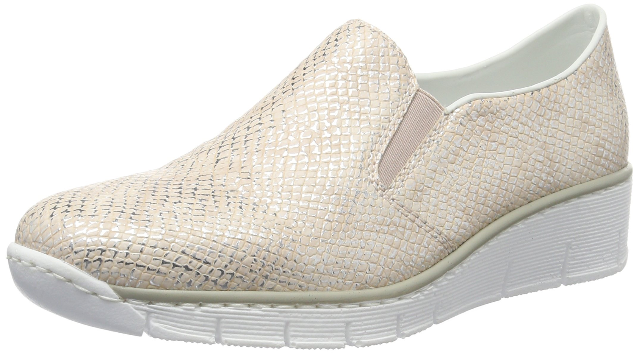 Rieker Women's Comfort Loafers - Slip On Casual Shoes for Women - Lightweight & Cushioned - Perfect for Office, Travel & Everyday Wear