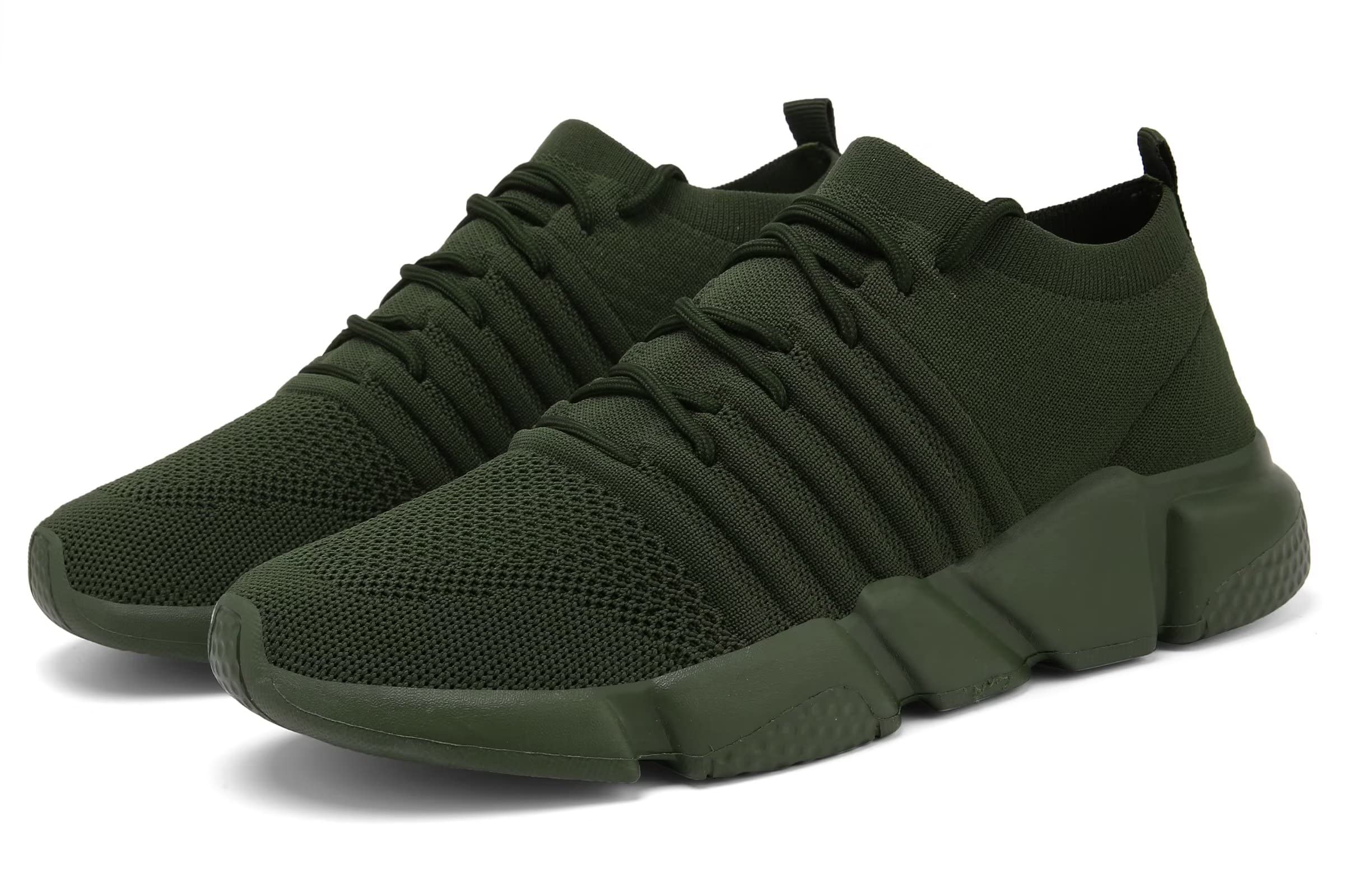 GSLMOLN Unisex Slip-On Sneakers - Ultra-Sock Knit Soft Sole Breathable Lightweight Casual Walking Shoes for Men & Women | Perfect for Gym, Travel & Everyday Wear