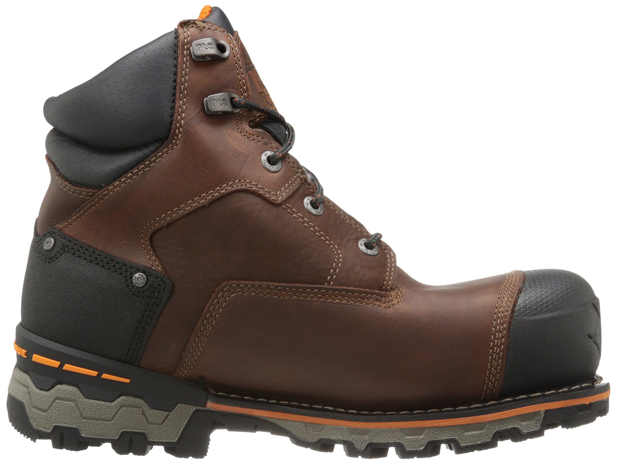 Timberland PRO Men's Boondock 6 Inch Composite Safety Toe Insulated Waterproof Work Boots - Durable Industrial Boots for Construction, Hiking & Outdoor Work