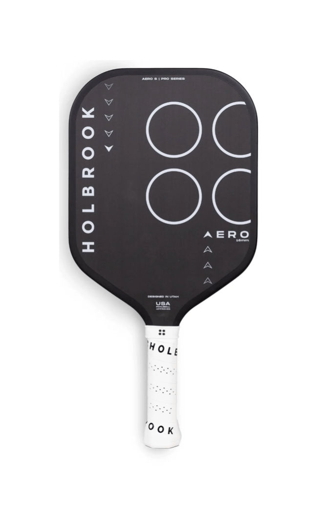 Holbrook Aero S 16mm Premium Carbon Fiber Pickleball Paddle - Lightweight & Durable for Competitive Play & Recreational Games