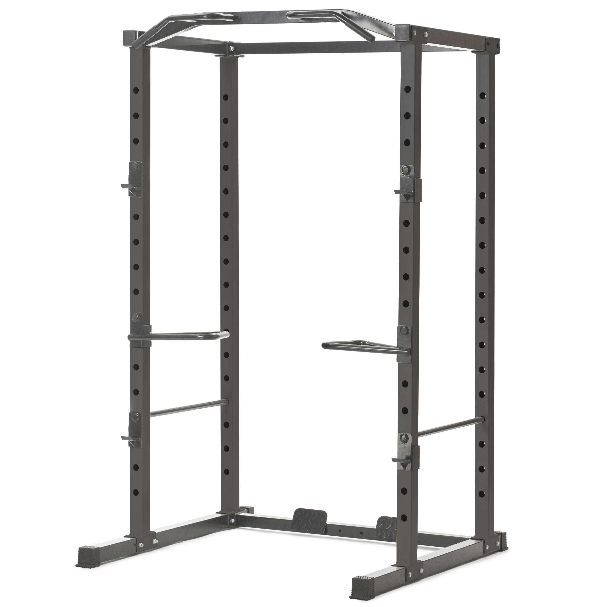 PRCTZ Adjustable Power Cage - 1000 lb Weight Capacity, Squat Rack with Pull-Up Bar & Dip Station - Perfect for Home Gym Strength Training & CrossFit Workouts