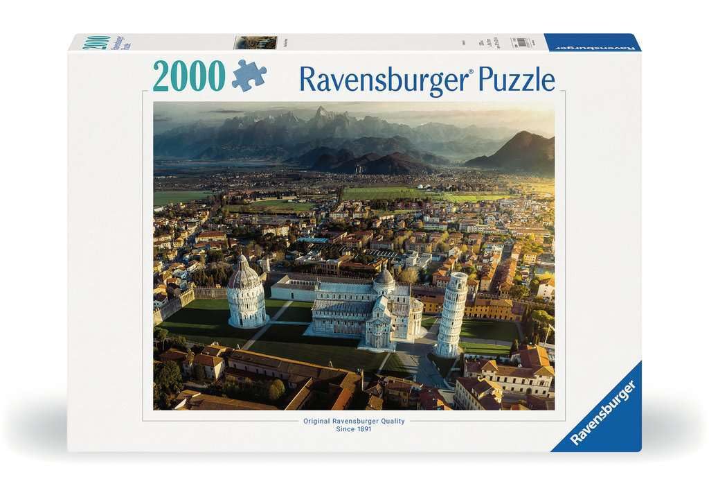 Ravensburger Pisa and the Pisan Mountains 2000 Piece Jigsaw Puzzle for Adults - Challenging Landscape Puzzle for Relaxation & Home Decor